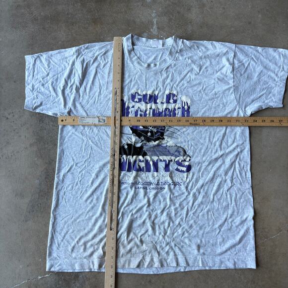 VINTAGE 90S SNOWMOBILE OREGON T-SHIRT GRAPHIC SNOW WINTER SINGLE STITCH MENS XL - Picture 5 of 5